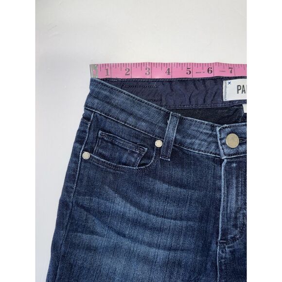 Paige Jeans Womens Skyline Straight Dark Wash Stretch Transcend Denim Soft Sz 27 - Picture 9 of 16